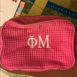 Phi Mu make up bag